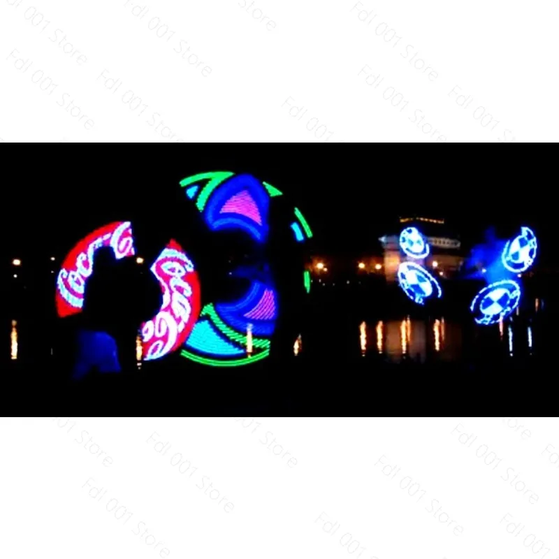 LED PIXEL POI Performance Stick 60 Lights 47CM Full Color Digital Modifiable Amazing Effect Stage Lighting Accessory
