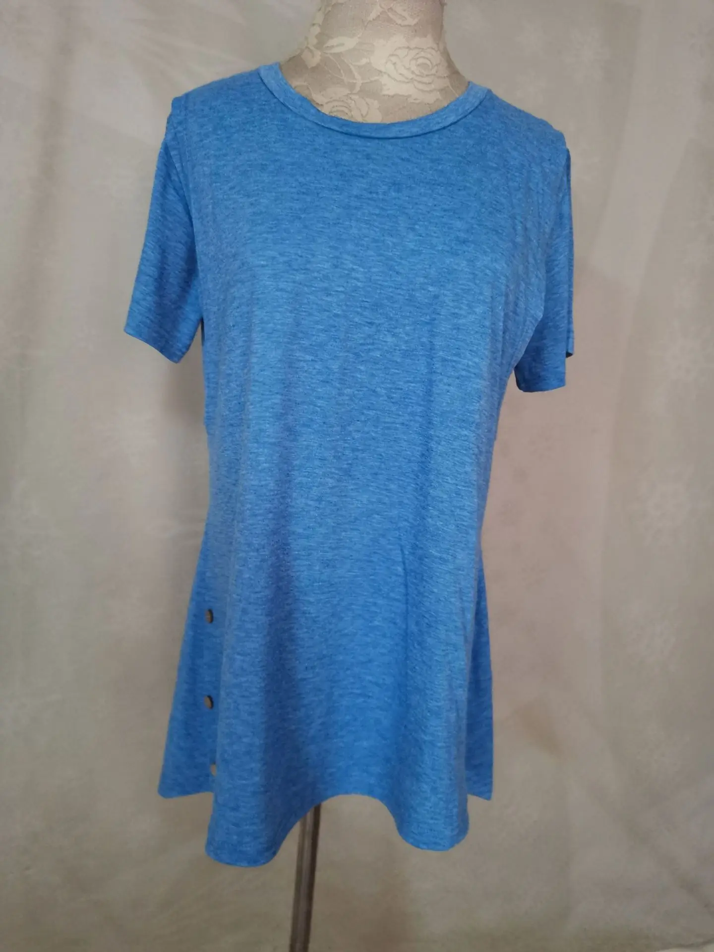 Ropa de lactancia de Color liso para mujeres embarazadas, Camiseta de lactancia de embarazo, ropa de alimentación de manga corta, Top de verano