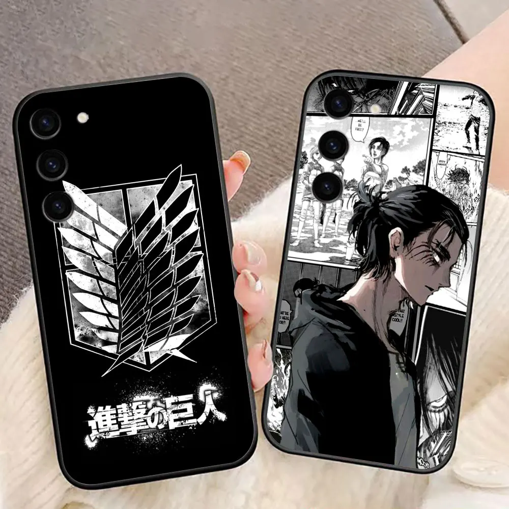 

A-Attack On T-Titan Eren Phone Case For Samsung Galaxy S26 S25 EDGE S24 S23 S22 S21 S20 FE S10 Ultra PLUS LITE Case Shell Cover
