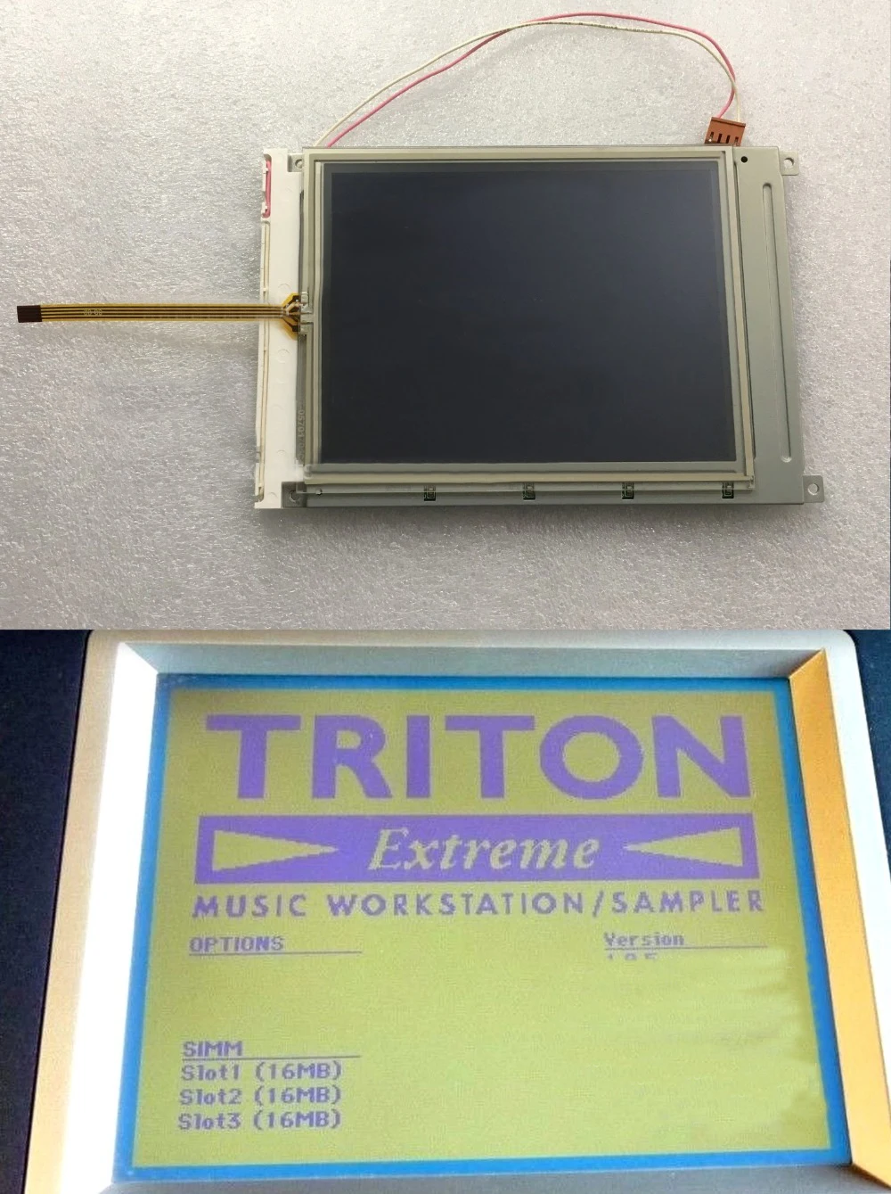 Original Korg Display with Touch Screen for Korg Triton EX Extreme EX61 EX76 EX88 D16XD D32XD LCD Screen Display touch Panel