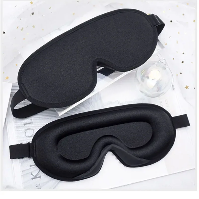 Slim Silk Sleeping Mask Soft Smooth Sleep Mask For Eyes Travel Shade Cover Rest Relax Sleeping Blindfold Eye Cover Sleeping Aid