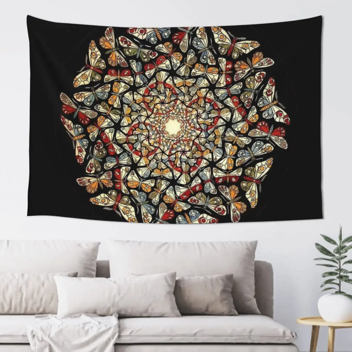 

Circle Limit with Butterflies, by M.C. Escher Tapestry Wall Mural Decoration For Bedroom Room Decorator Funny Tapestry