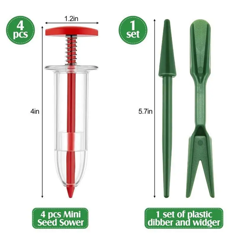 Dibbers Handheld Seedling Soil Blocker 2-Inch Soil Block Maker with Dibbles For Garden Soil Block Maker Garden Supplies