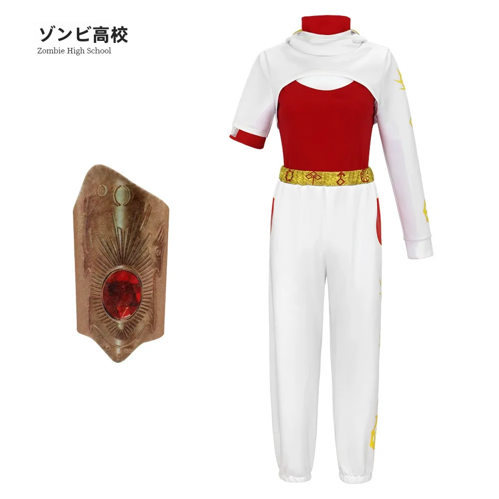 Zombie High School Girl Nova College Sports Uniform Halloween Movie Cosplay Stage Performance Costume Polyester Material