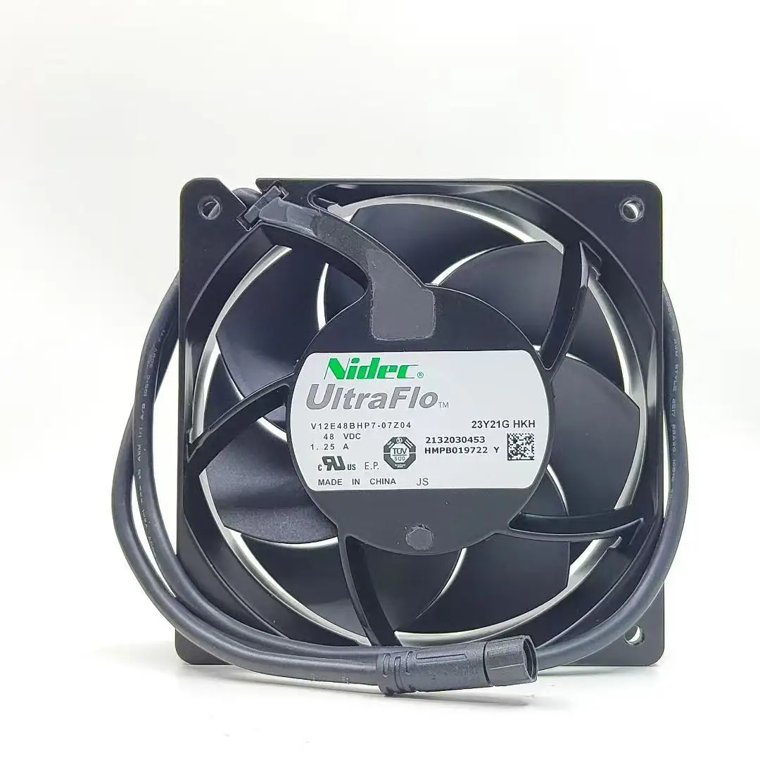 

Nidec V12E48BHP7-07Z04 DC 48V 1.25A 120x120x38mm Server Cooling Fan
