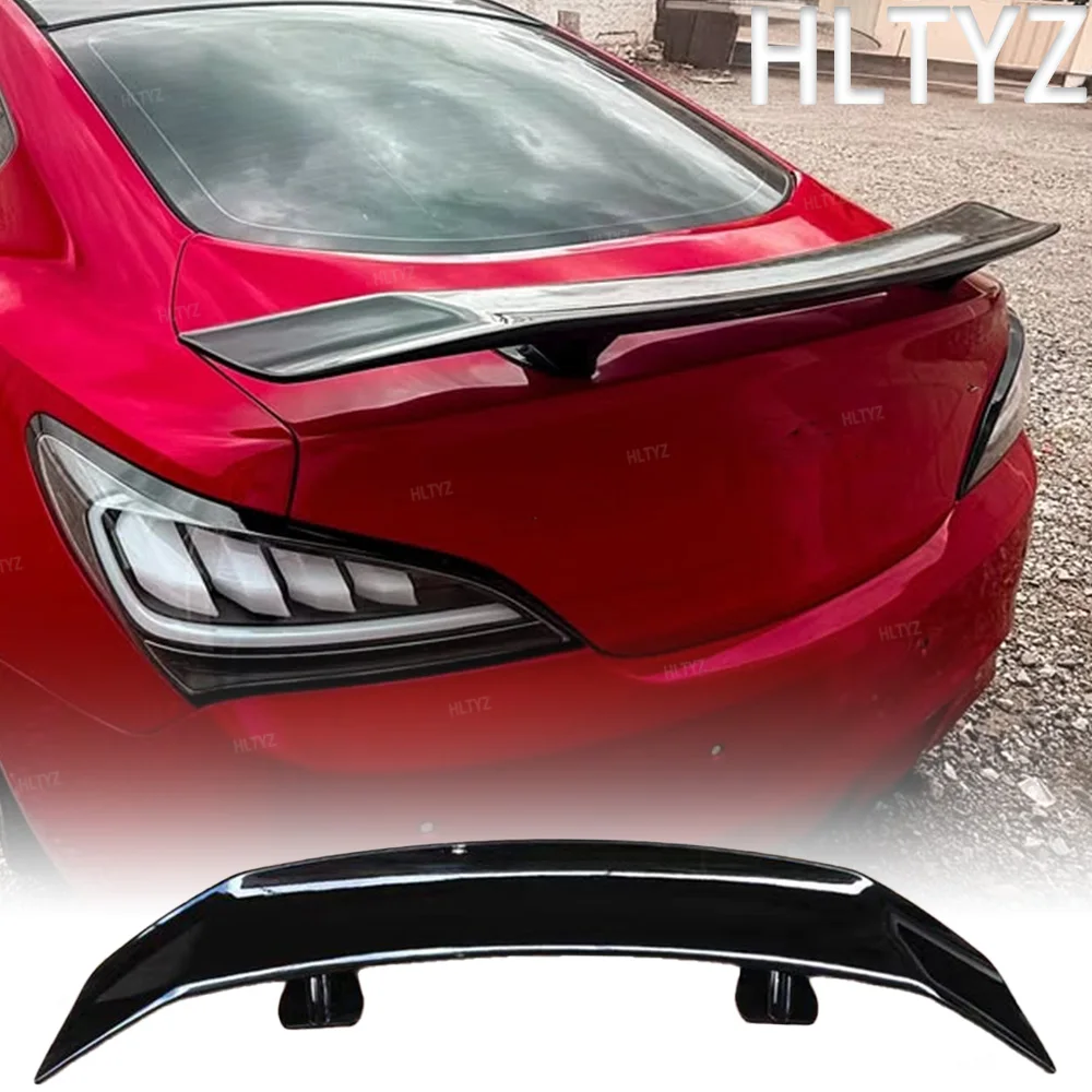 

For 2009-2015 Hyundai Genesis Coupe Spoiler wing GT style glossy black/carbon fiber exterior automotive exterior accessories