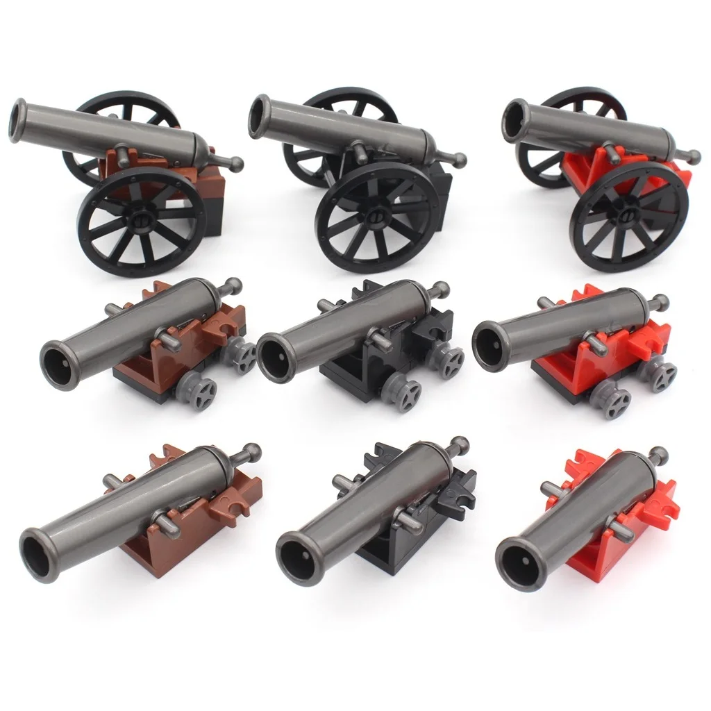 Guerras napoleônicas marinha militar caribe navio pirata arma de artilharia do exército mini figuras de ação acessórios blocos de construção brinquedos