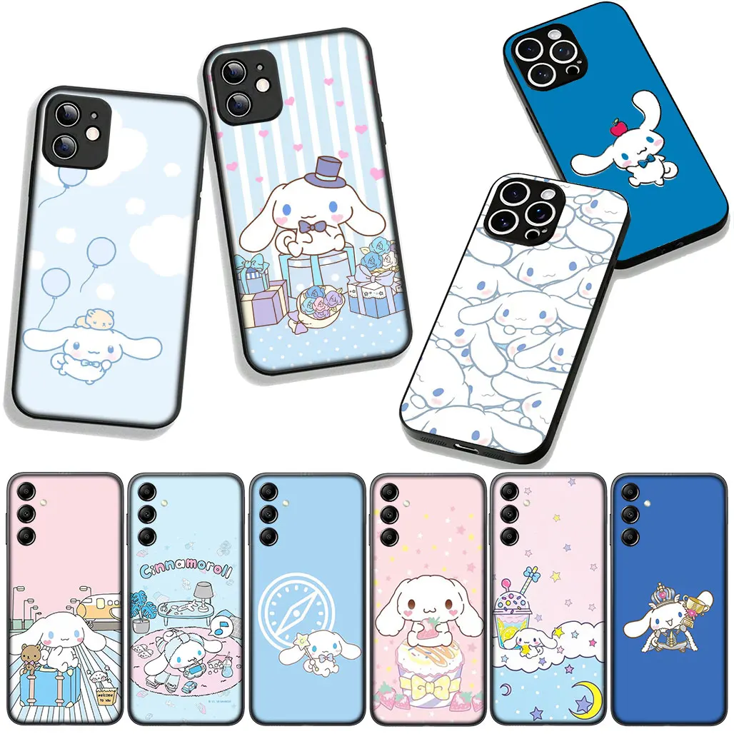 Чехол для телефона OPPO A40 A80 A60 A18 A16 A17 A38 A78 A79 A54 A57 A58 A3 Pro A96 A15 A12 Чехол Cinnamoroll Dog