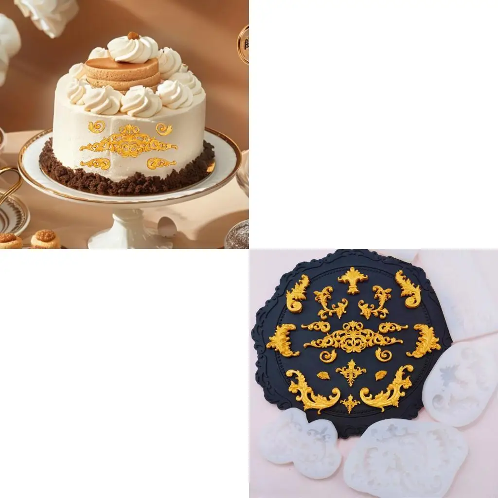 Multi Pattern Baking Mold for Luxurious Fondant Cake Trim Creations
