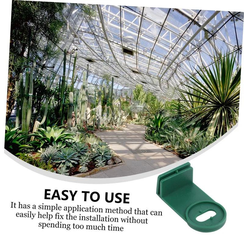 

A36T-Plastic Corner Vine Fixing Clip Flower Climbing Clips Garden Clips Plastic Hooks 100Pcs