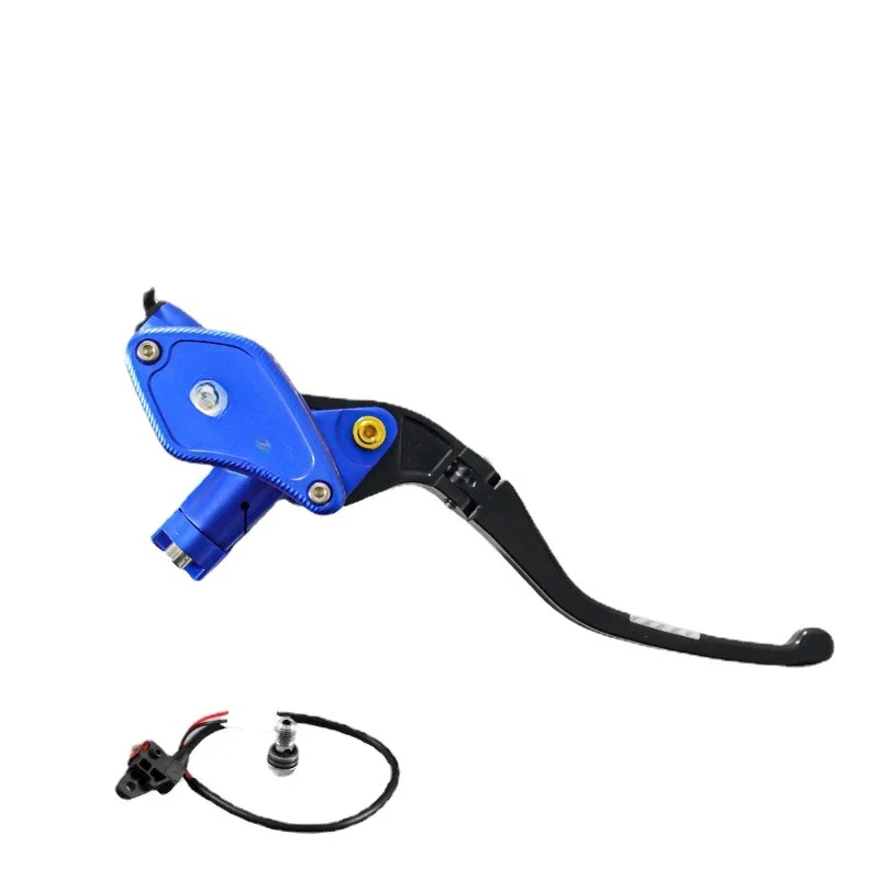 Electric motorcycle modification front and rear brake upper pump 11 #side push handle foldable hydraulic