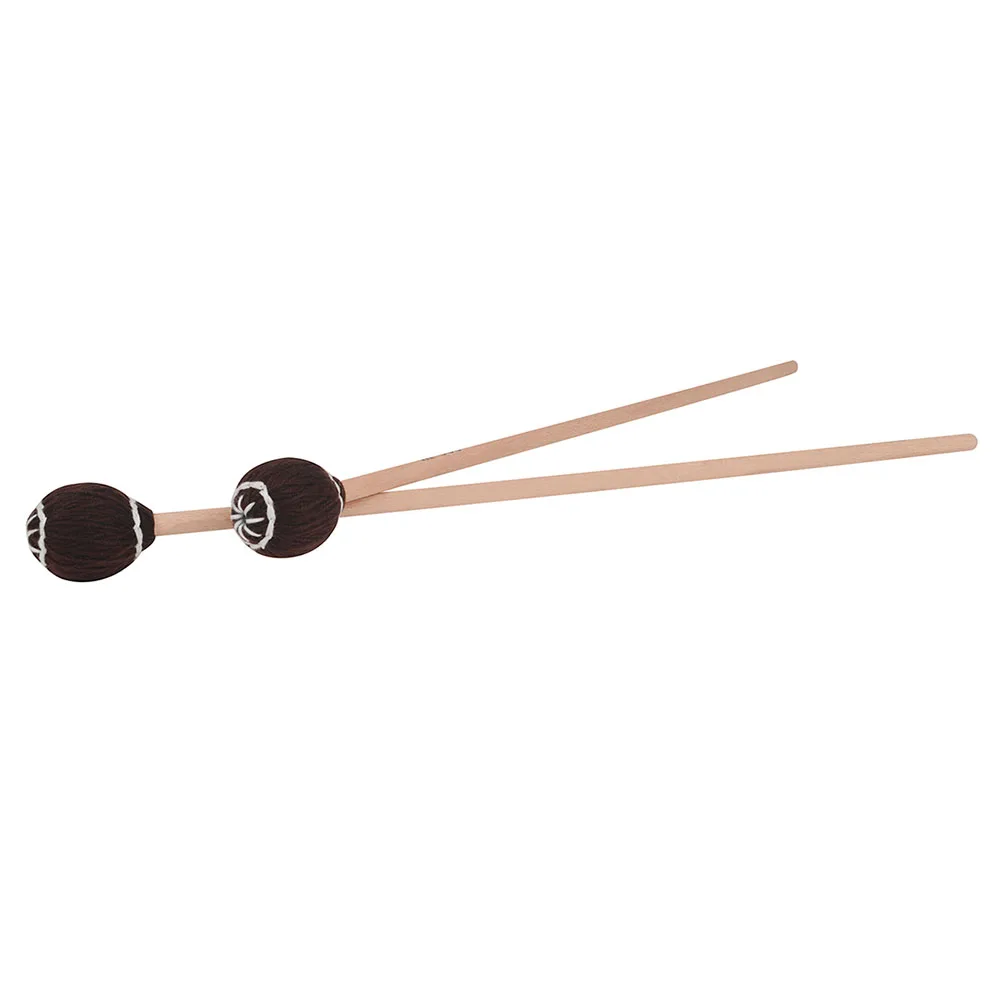 

2 Pcs Maple Drumsticks Percussion Instrument Accessories Practical Marimba Hammer Professional Mallet