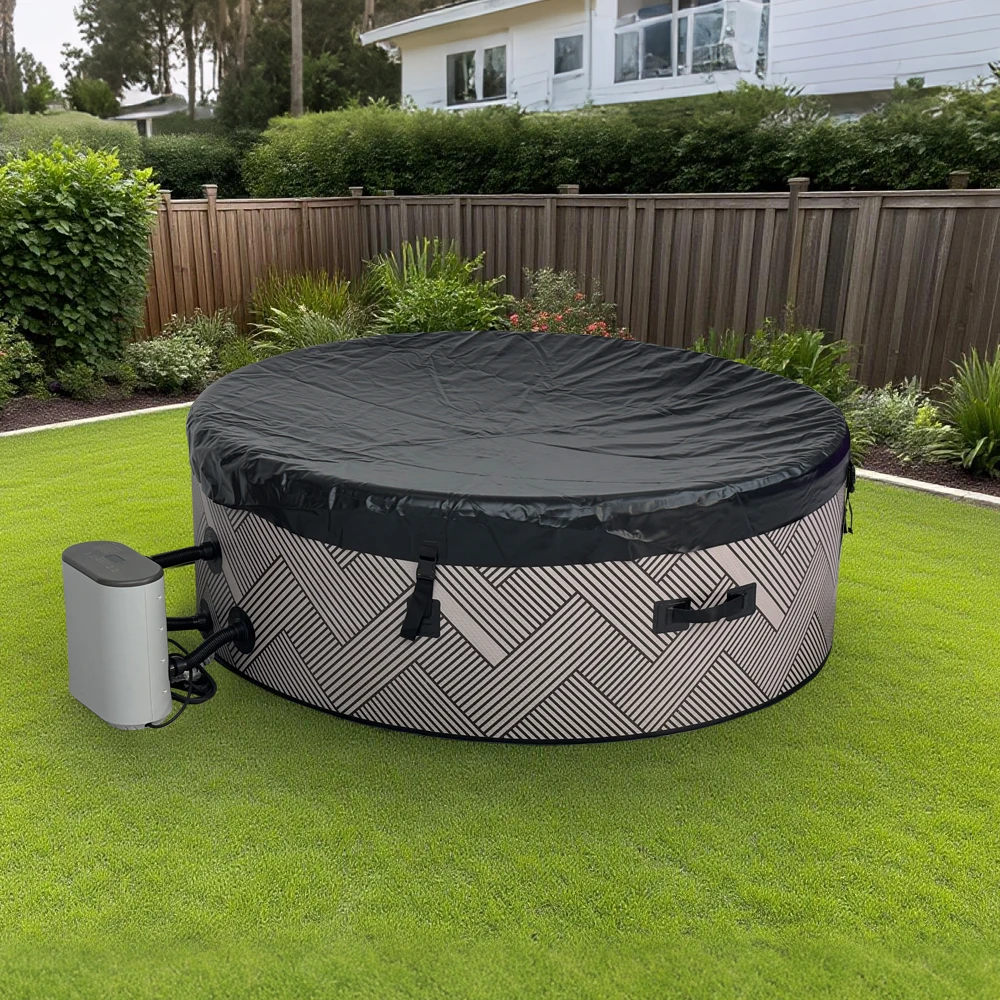 

STLF New Design Inflatable Hot Spa Tub Portable Outdoor Garden Whirlpool Spa Tubs Indoor Electric Jaccuzi Bubble Spa Bathtub