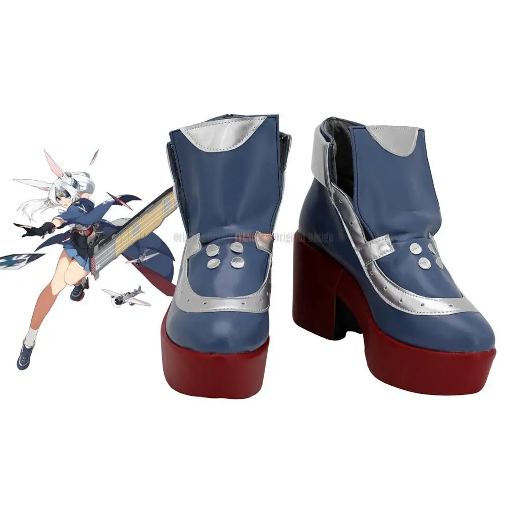 Hiryuu Schoenen Cosplay Azur Lane Hiryuu Cosplay Laarzen Aangepaste Hoge Hak Schoenen Voor Unisex