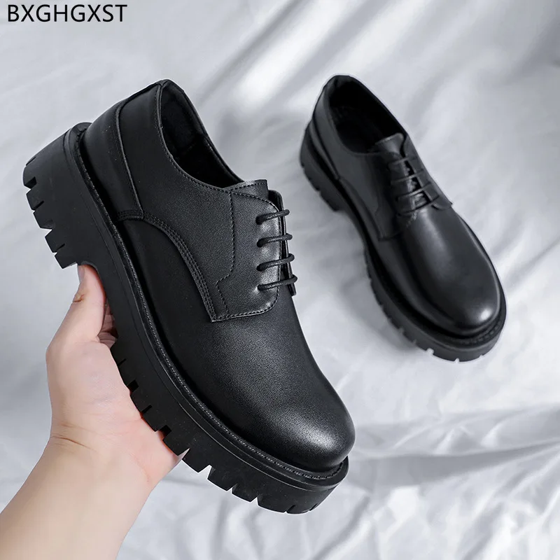 Black Casual Business Shoes Men Wedding Shoes for Men 2024 Black Man Fashion Oxford Men Formal Shoes Chaussure De Homme Zapatos