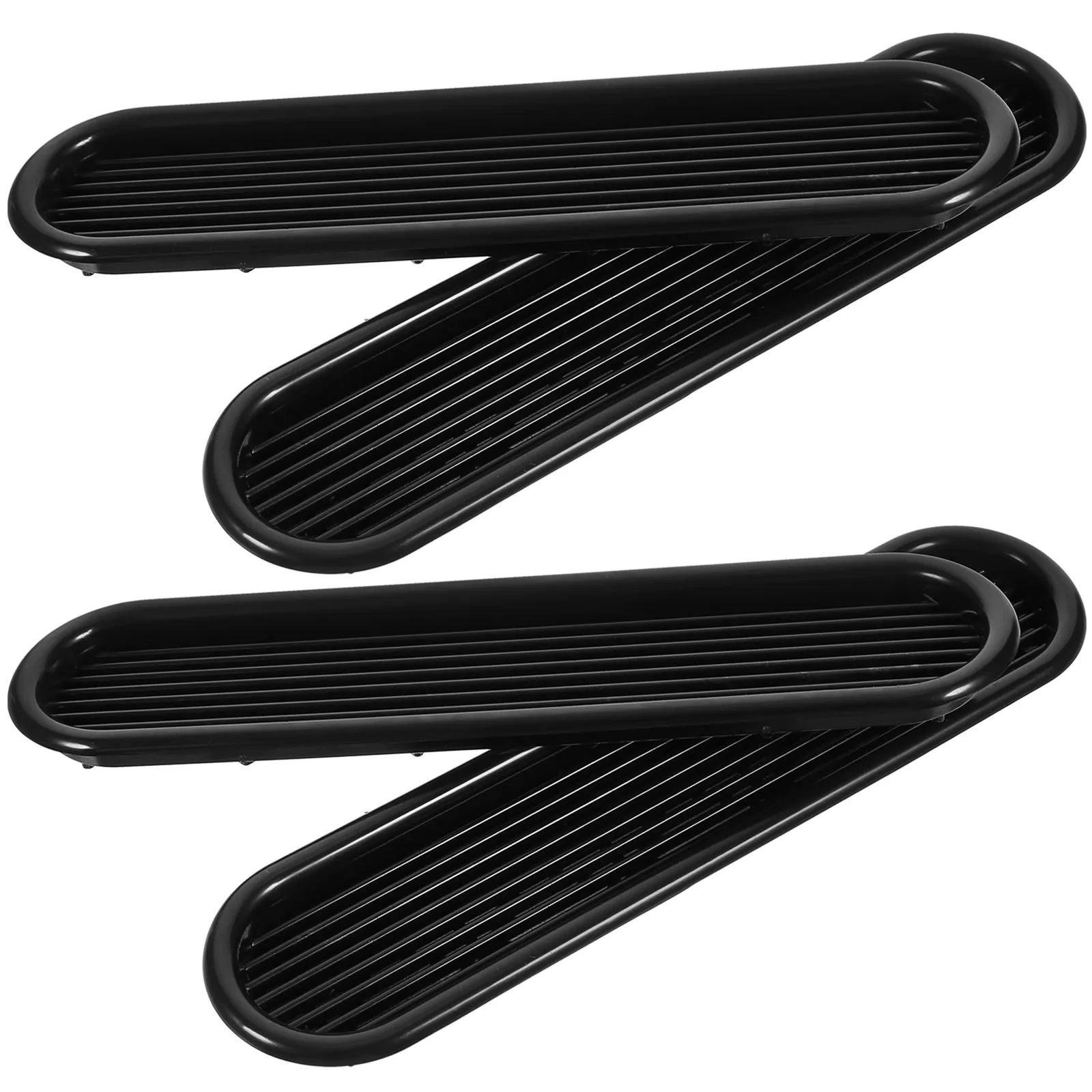 4Pcs Air Vent Covers Plastic Cabinet Ventilation Grille for Wardrobe Shoe Closet Furniture Air Flow Vent Ventilation Cover