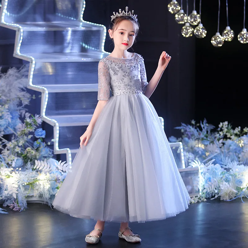 

Dresses Gala Dress for Girl Ball Gowns First Communion Dresses for Girls From 8 to 12 Years Old Sukienka Girl's Ceremonial Dress