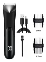 Tondeuse corporelle pour hommes, rasoir électrique, tondeuse à poils pubiens et sous les bras, Kit de toilettage pour hommes à lame en céramique 6