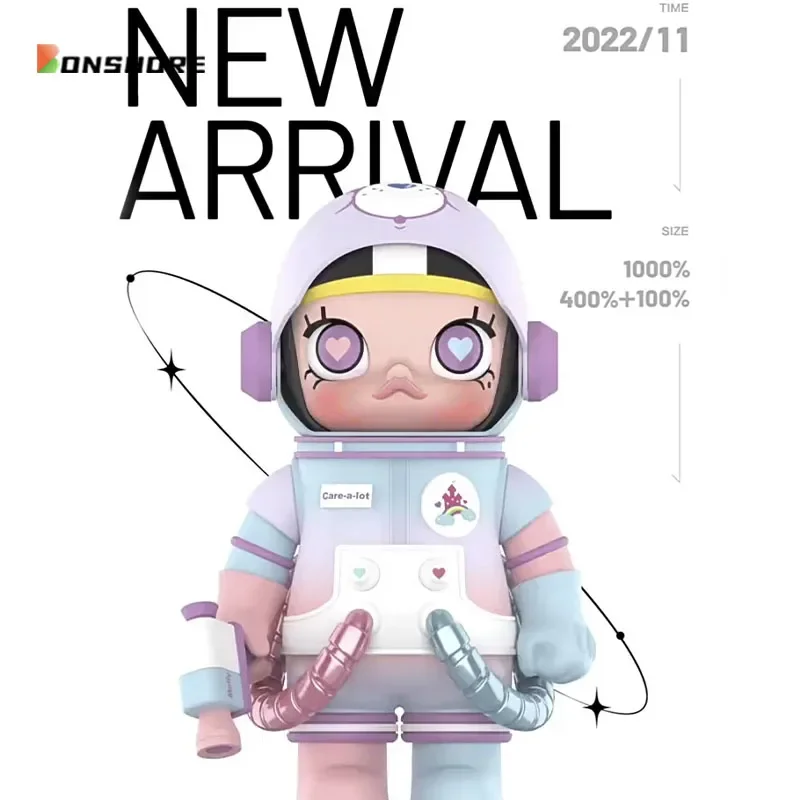 30cm Popmart Love Bear Series  Mega Space Molly Handmade Collection Pvc Statue Model Collection Decoration Figures Toy Gifts