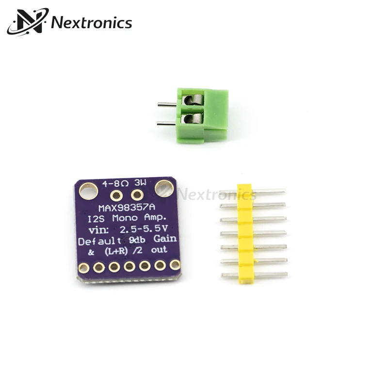 1/3/5PCS MAX98357A I2S 3W Class D Audio Amplifier Module DAC Decoder Breakout Board for Raspberry Pi ESP32