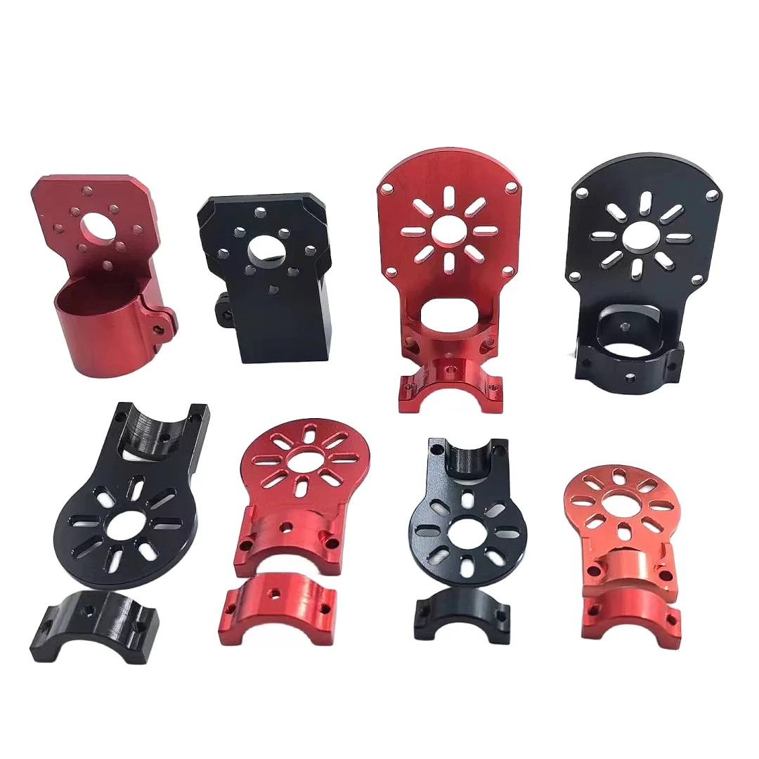 CNC motor mount, lightweight, suitable for 12mm, 16mm, 18mm carbon tubes, robotic arm, multi-axis motor mount
