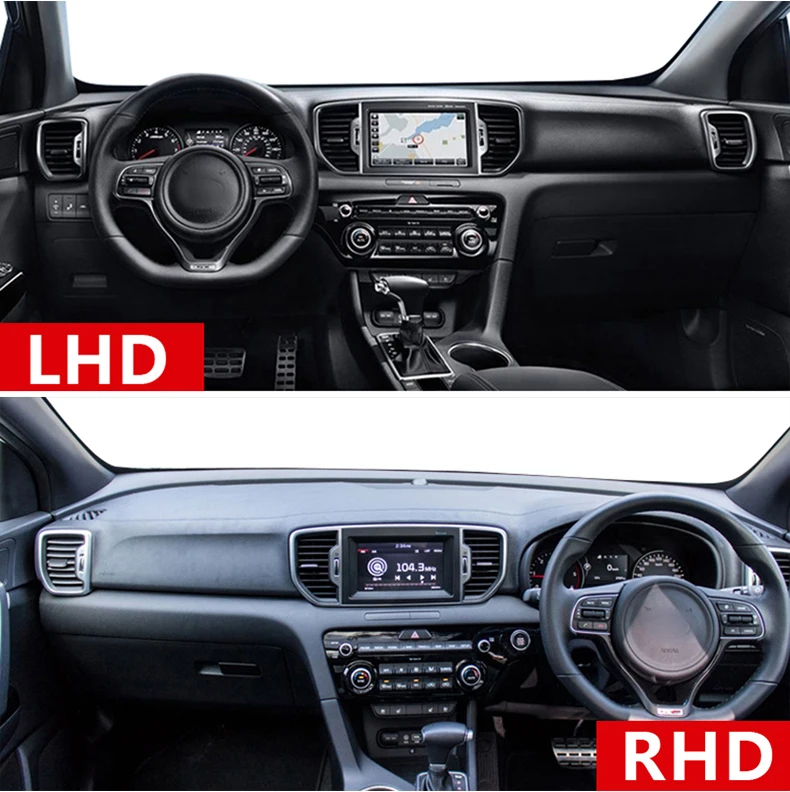 Für Kia Sportage 4 2016 2017 2018 2019 2020 2021 Auto Dashboard Sonnenschutz Matte Instrument Schreibtisch Nicht-slip Abdeckung Zubehör – Detail 2