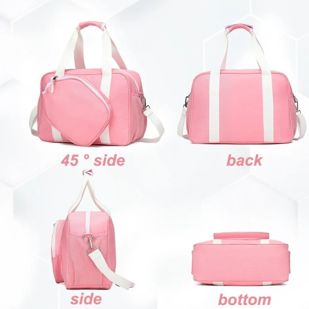 حقيبة كتف مضرب كرة البيسبول من النايلون مقاومة للماء وحزام قابل للتعديل وحقيبة يد كرة البيسبول ذات سعة كبيرة