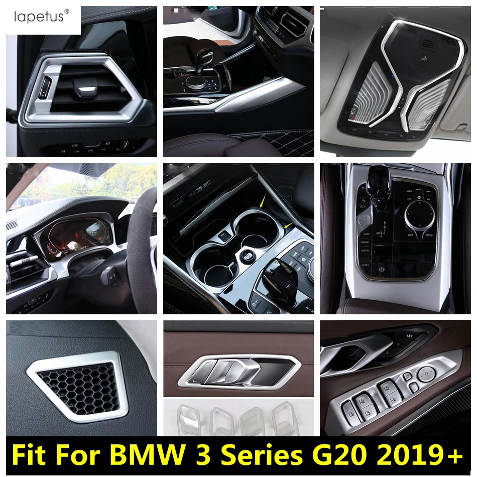 

Head Light / Read Lamp / Window Lift / Gear Shift Panel / Dashboard Frame Cover Trim Accessories For BMW 3 Series G20 2019 -2024