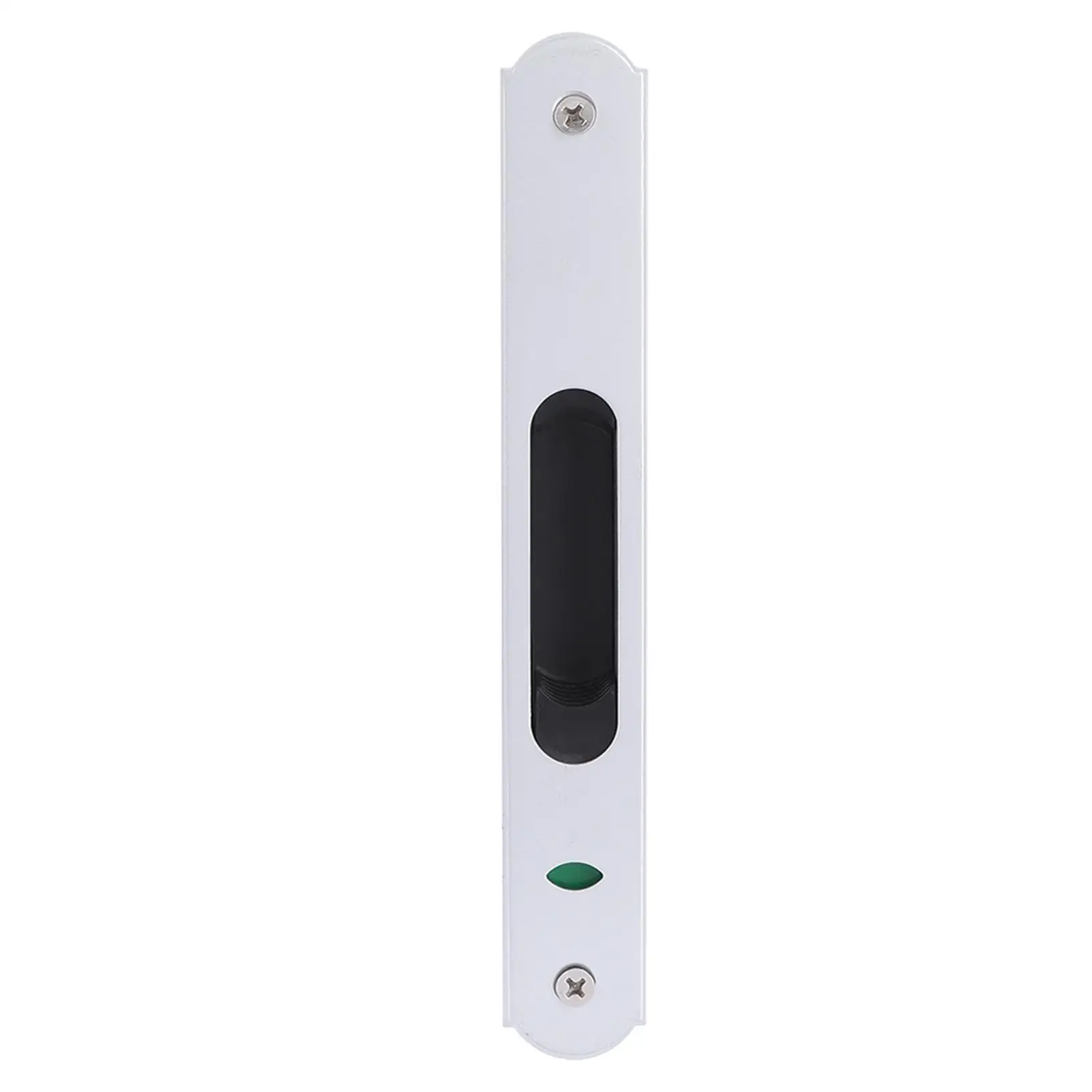 Modern Stainless Steel Sliding Glass Door Lock - Single Sided Hook Security Concealed Catch for Home Protection