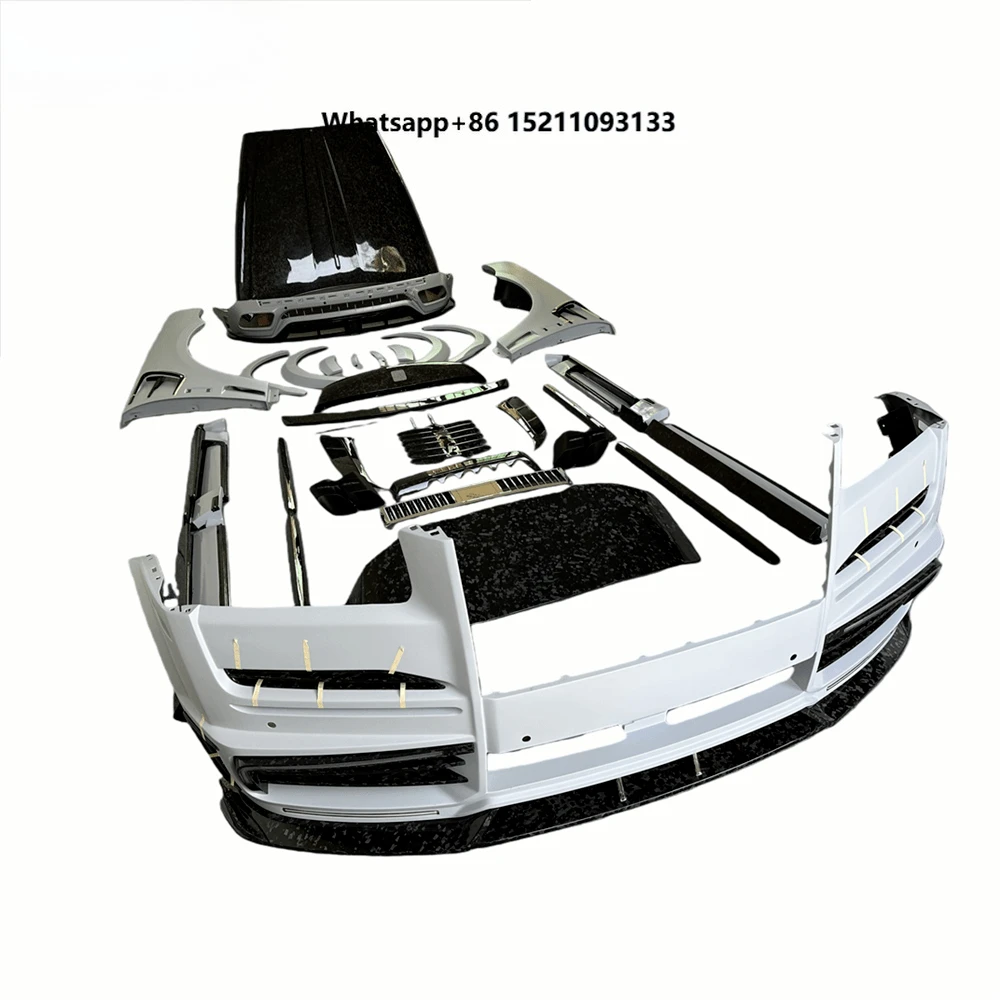 For Rolls-Royce Cullinan Upgrade the 2.5 MSY Dry Carbon Fiber Body Kit Front and Rear Bumpers Spoiler HOOD Side Skirt
