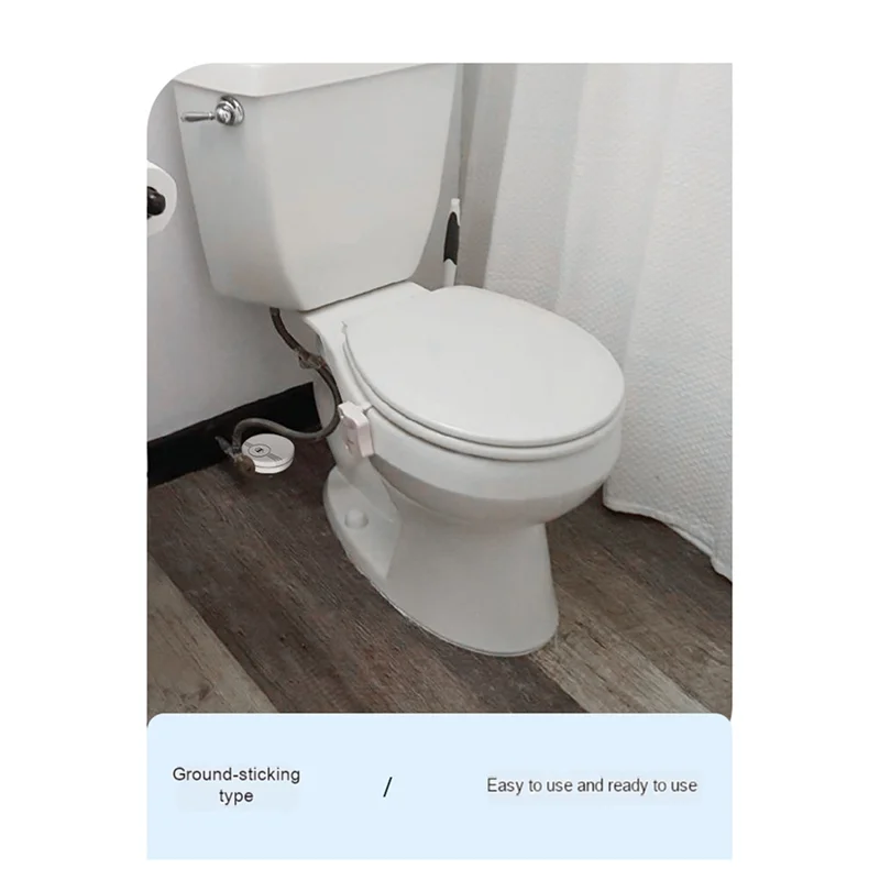 ABKI-Water Immersion Detector Ultra-Long Standby Water Level Detector Wall-Mounted Touch-Down Dual-Mode Leakage Water Alarm Whit