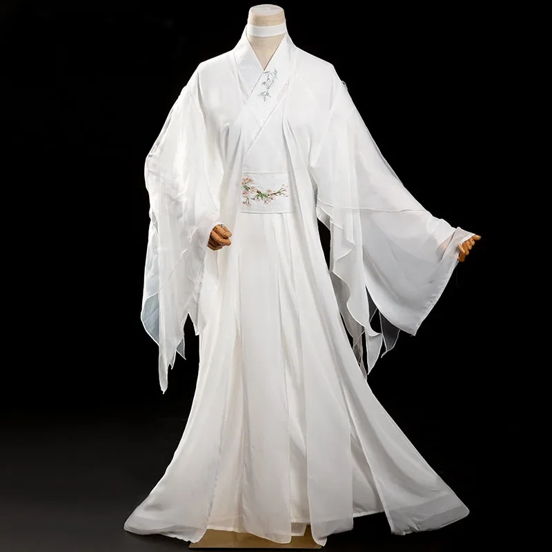 Tian Guan Ci Fu Xie Lian Cosplay Costume Heaven Official's Bless White Cos For Men And Women Chinese Anime AS3366