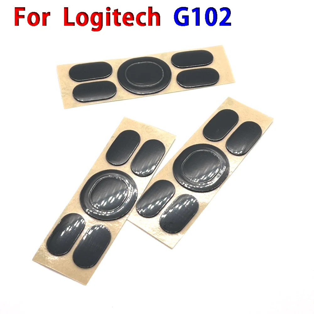 1 Conjuntos 0.6mm Patins De Pés De Rato De Substituição Mouse Adesivos Pads Para Logitech G102 Patins Para Rato Sem Fio