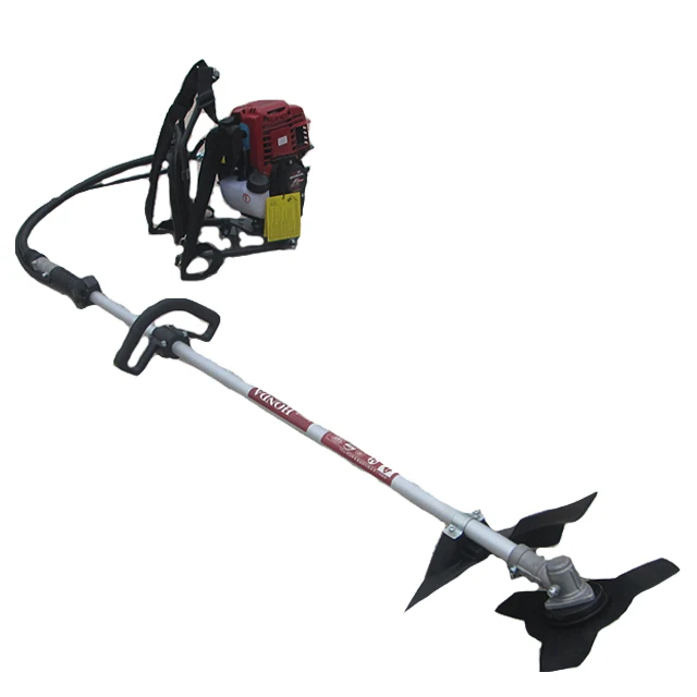 hand held weeding machine / mini gasoline power garden cultivator rake manual weeding machine mini weeder