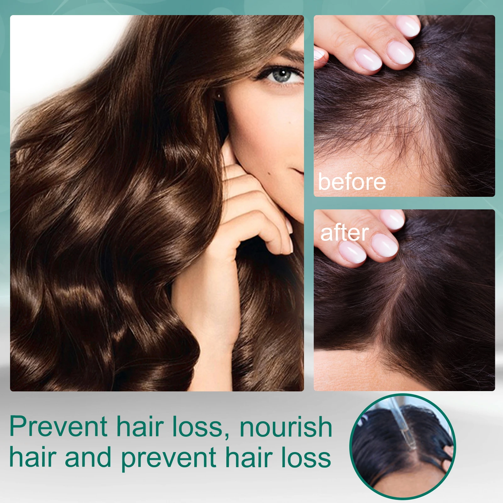 Old Ginger Hair Oil Repair Follicles Smooth Shiny Hair Essential Oil for Hair Care And Beauty