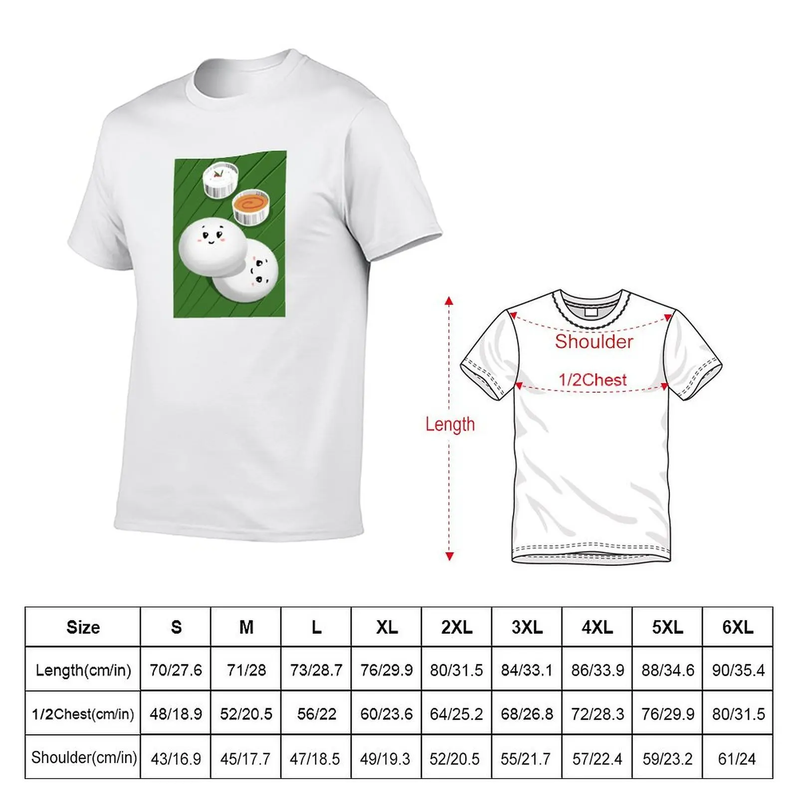 Cute Idlis T-Shirt funny t shirts cotton man t shirt graphic T-Shirt