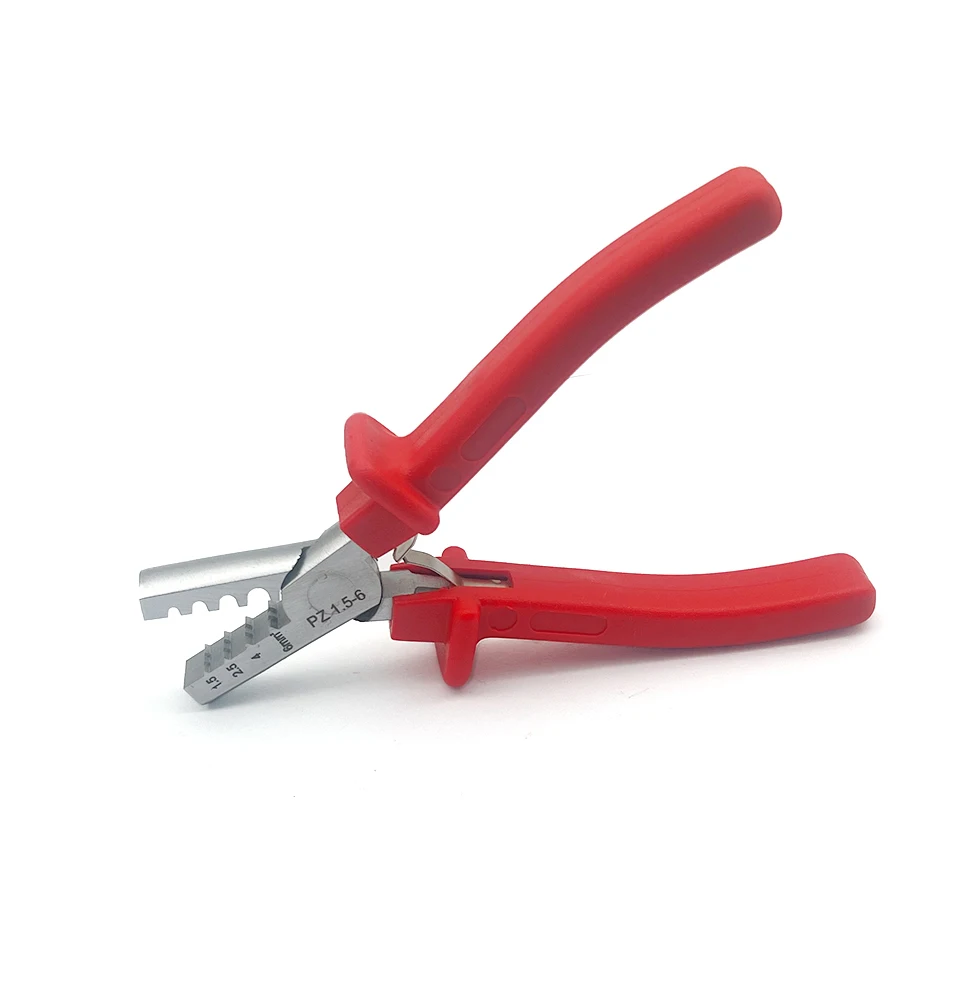 Tube type needle type cold pressed terminal crimping pliers PZ.0.5-16/0.25-2.5/1.5-6/10-35 electrician pliers