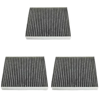 3 filtros de cabina para LEXUS, ES, NX, RX, UX, TOYOTA, ALPHARD, C-HR, CAMRY, COROLLA, FORTUNER, HIGHLANDER, HILUX, YARIS, RAV4, 87139-58010