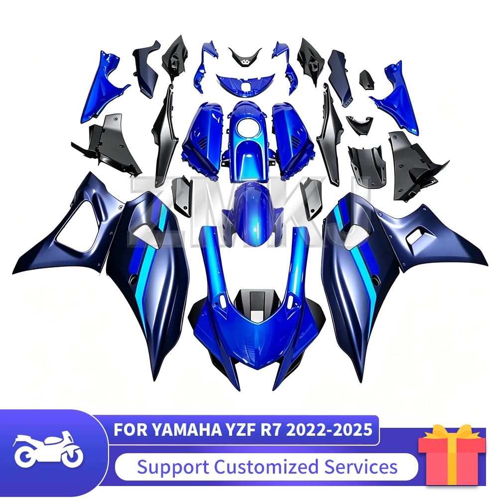 3 Gifts New ABS Fairing Set Fit For YAMAHA YZF R7 2022 2023 2024 2025 Custom Multi-color Patterns Motorcycle Fairings Shell Kits