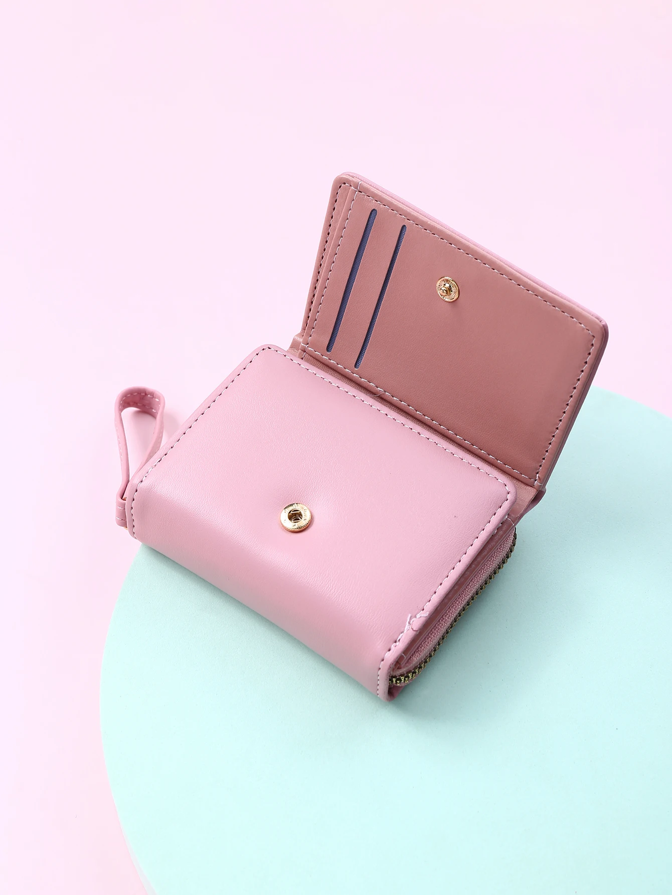 Luxus Marke frauen Kleine Brieftasche Weibliche Karte Halter Kurze Brieftaschen mit Geldbörse für Frau Damen PU Leder Haspe Mini kupplung – Detail 9