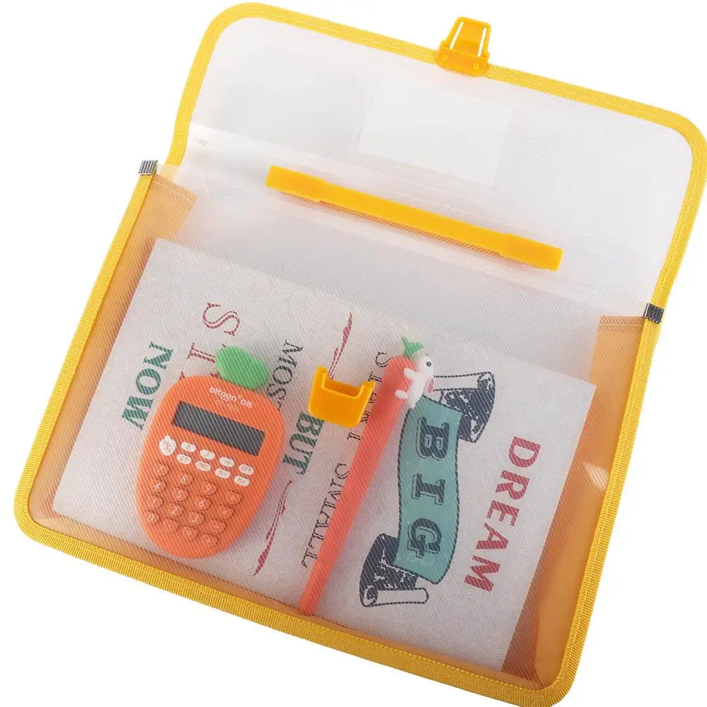 File Folder Accordion File Pouch Home Organization Office Supplies School Document Bag File Folder File Storage Bag File Wallet