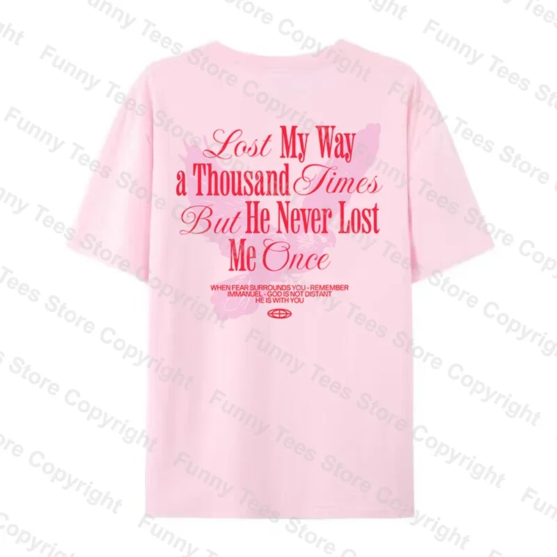 Christian Streetwear T-Shirts for Men Women Retro Aesthetic Bible Verse T Shirt Oversized Cotton Jesus Faith Tee Religious Gifts view 5