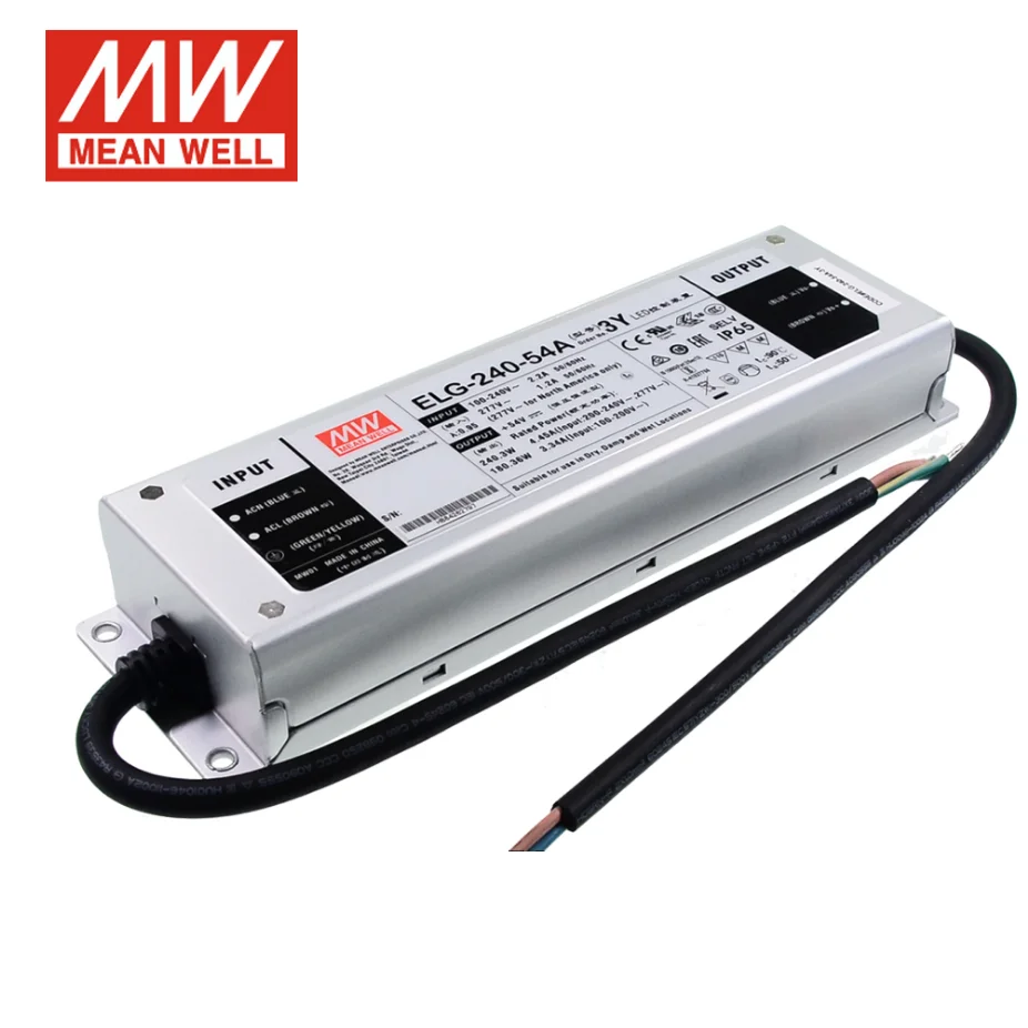 MW--180~240W Constant Voltage + Constant Current LED Driver ELG-240-24A-3Y ELG-240-36A-3Y ELG-240-42A-3Y ELG-240-48A-3Y ELG-240