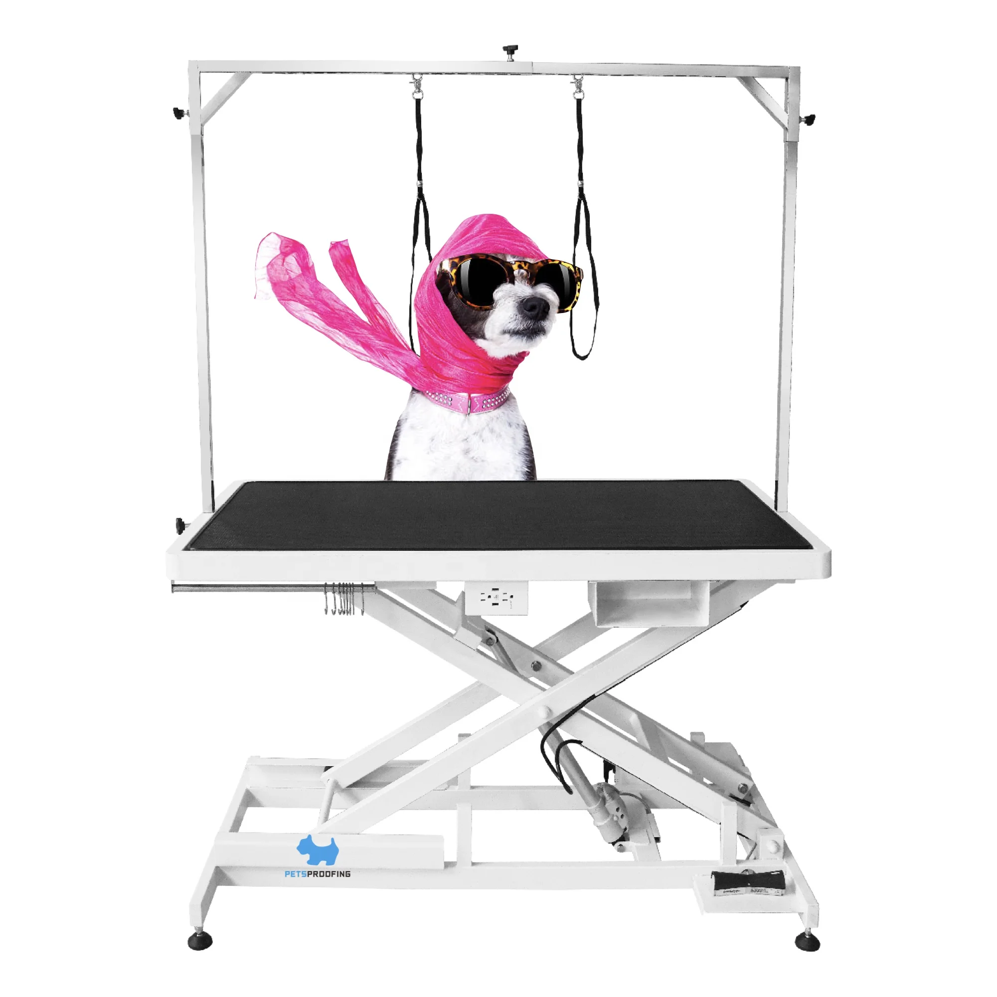 

For Electric Lifting Table for Simple Operation Pet Hair Cutting Grooming Equipment Cats Features Cleaning Function Dog Grooming