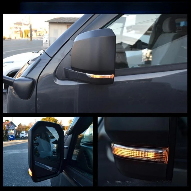 Adequado para 200 séries 6 tipo hiace, retrovisor dobrável elétrico