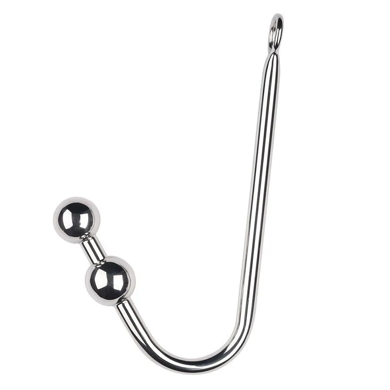 BDSM Adjustable Anal Hook Set Leather Collar Handcuff Straps BDSM Removable Anal Plug Multiple Play Accessories Adult Sex Toys view 4