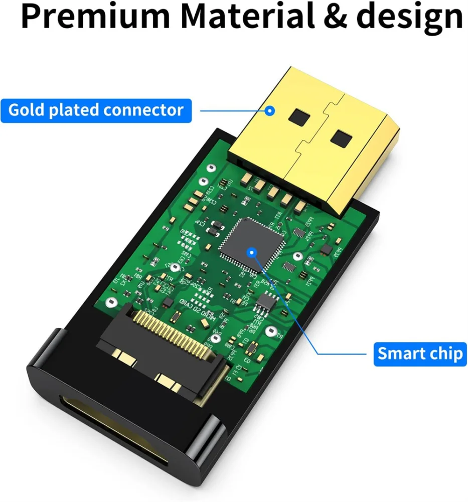 Адаптер для мультимедийных портов высокого разрешения, 4K DP-гнездовой, однонаправленный, совместимый с HP HDTV AMD Desktop