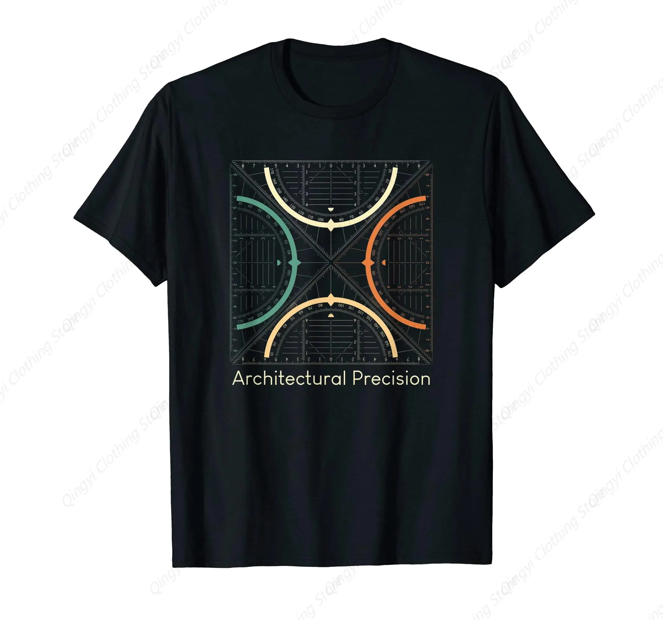 Architect Vintage Art Designs Architectural Precision T-Shirt