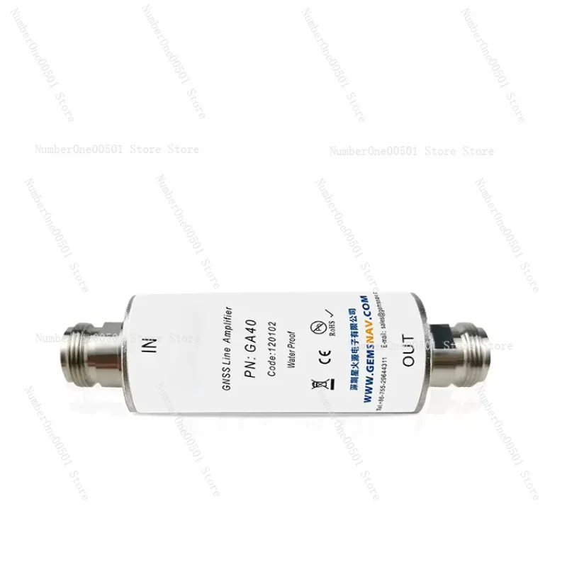 GPS Amplifier 1.1-1.7G RF Low Noise Amplifier 40dB High Gain Measurement Mapping GA40