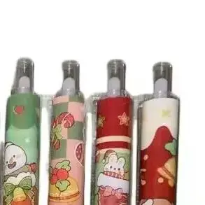 

6Pcs Cute Christmas Cartoon Pocket Pens Black Ink Quick Dry Neutral Writing Pens for Students Kids School Stationery Supplies